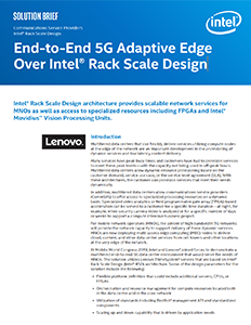 End-to-End 5G Adaptive Edge